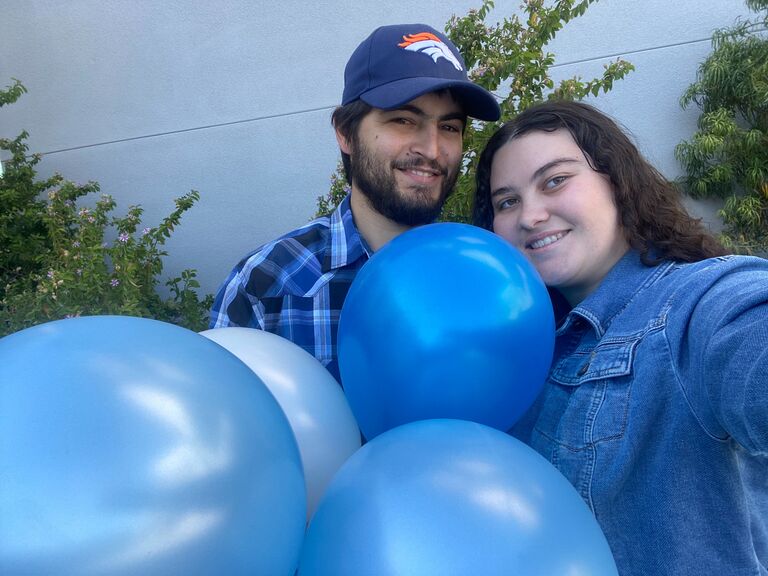 They found out and announced we were having a baby boy!