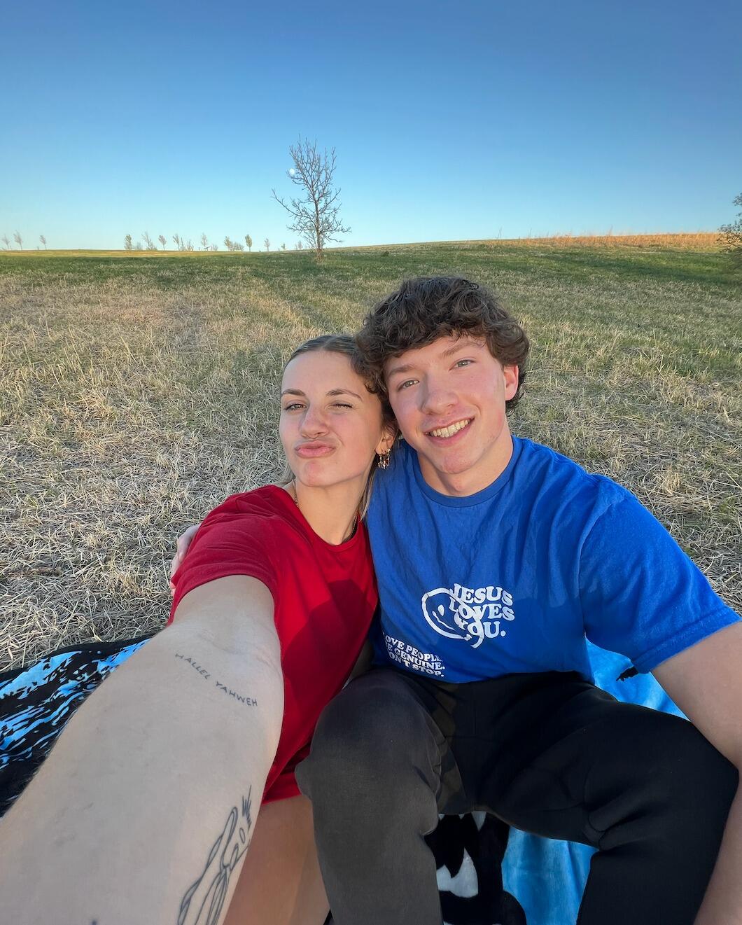 Our first picnic together! 