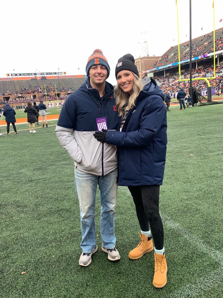Becca's first Illinois game