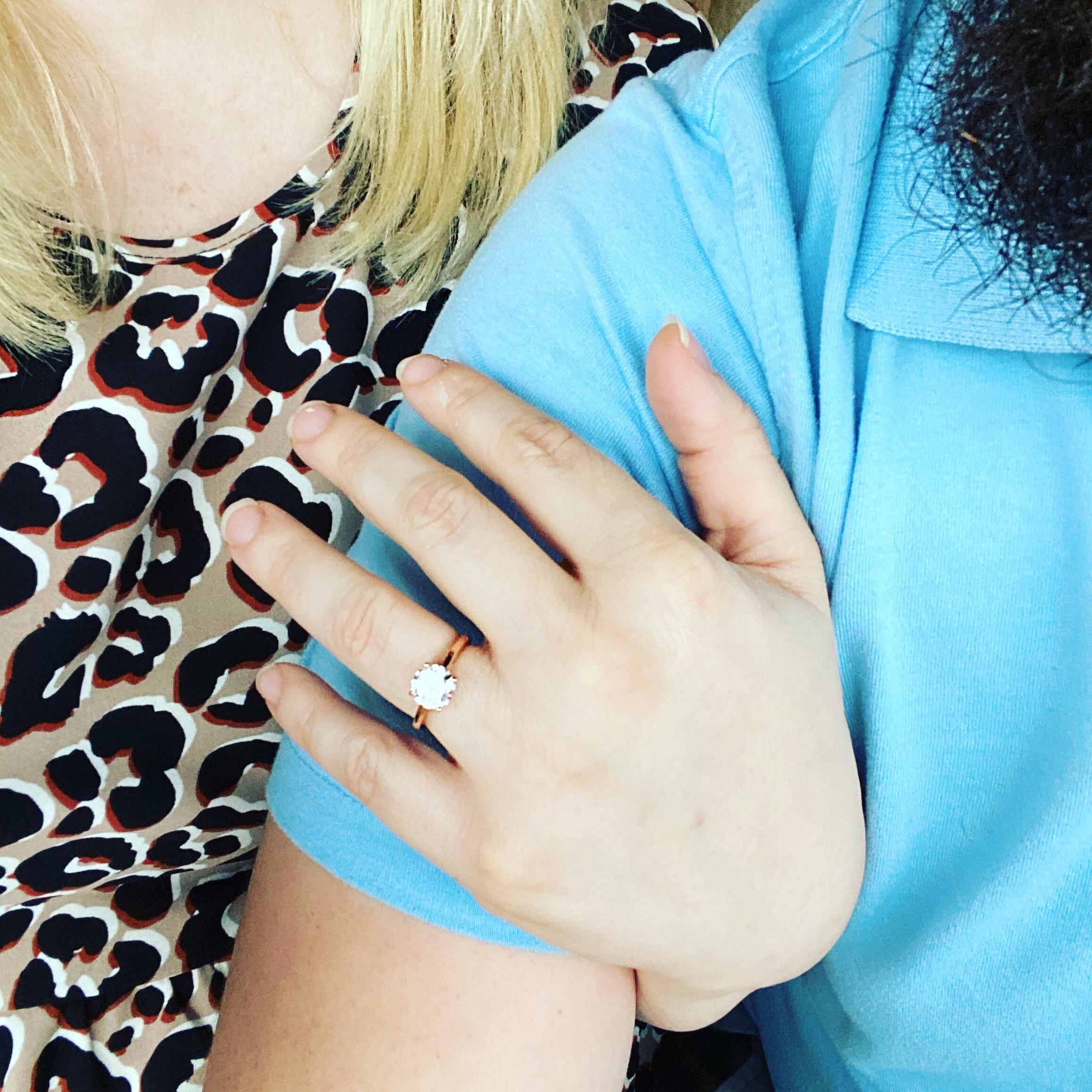 The day he proposed!