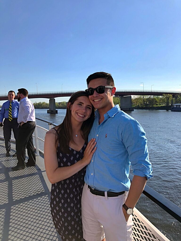 Senior year boat cruise