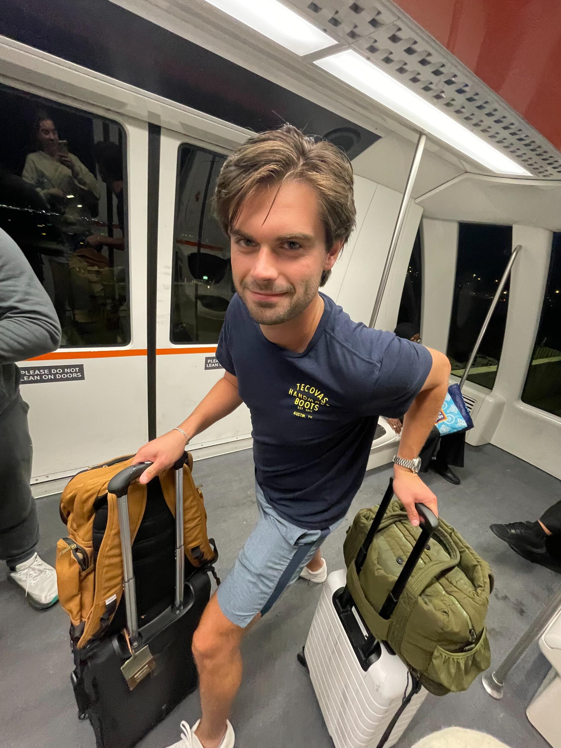 The best travel partner! Makes missed trains, delayed flights, and layovers fun. Glad we get to travel together forever!