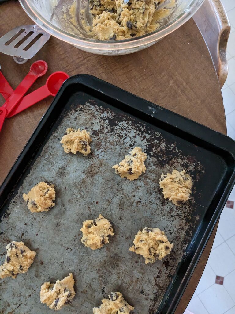 Gina prepares a batch of cookies for the first date on June 11, 2023. OBVIOUSLY, due to them not being made on the same day AND using the wrong vanilla...her cookies were not as great as they could have been. Scientifically speaking. Rematch most likely necessary...