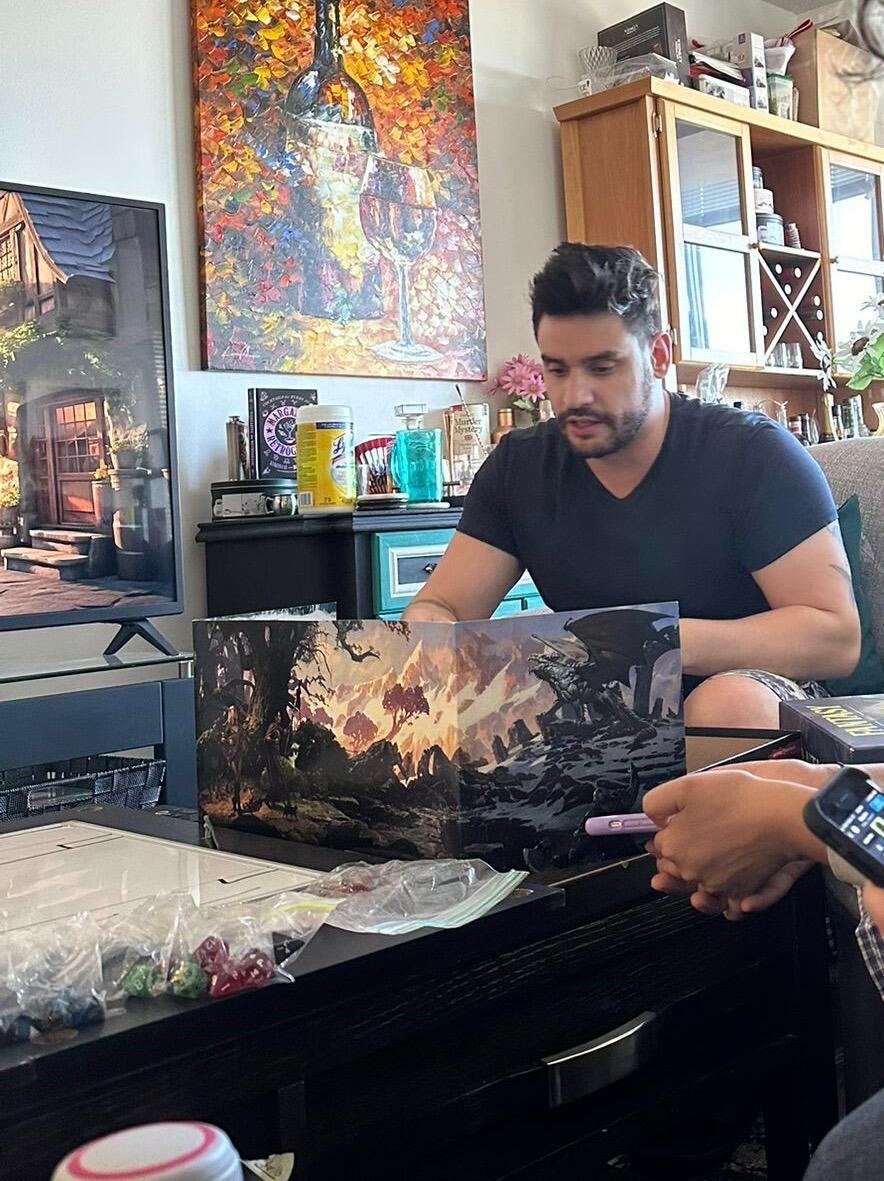 Anesty teaches Tori about DnD and starts a monthly event with friends (neeeeerds <3) 