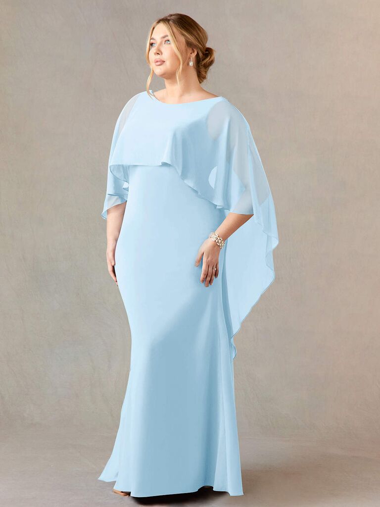 Azazie blue beach mother-of-the-bride dress