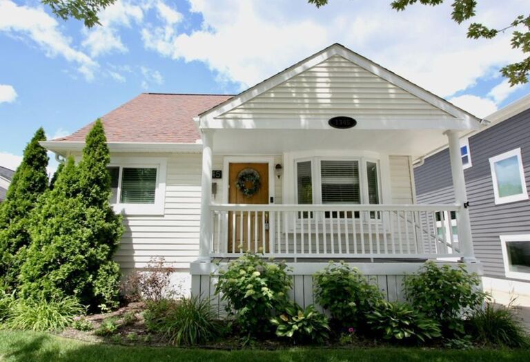 We move into our house