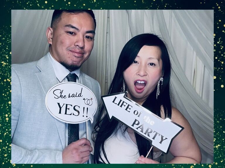 At baby Billy and Nyab's wedding.