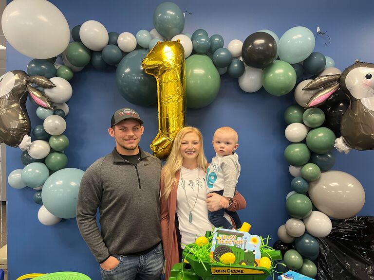 Waylon's 1st birthday! We love spending time with our families!