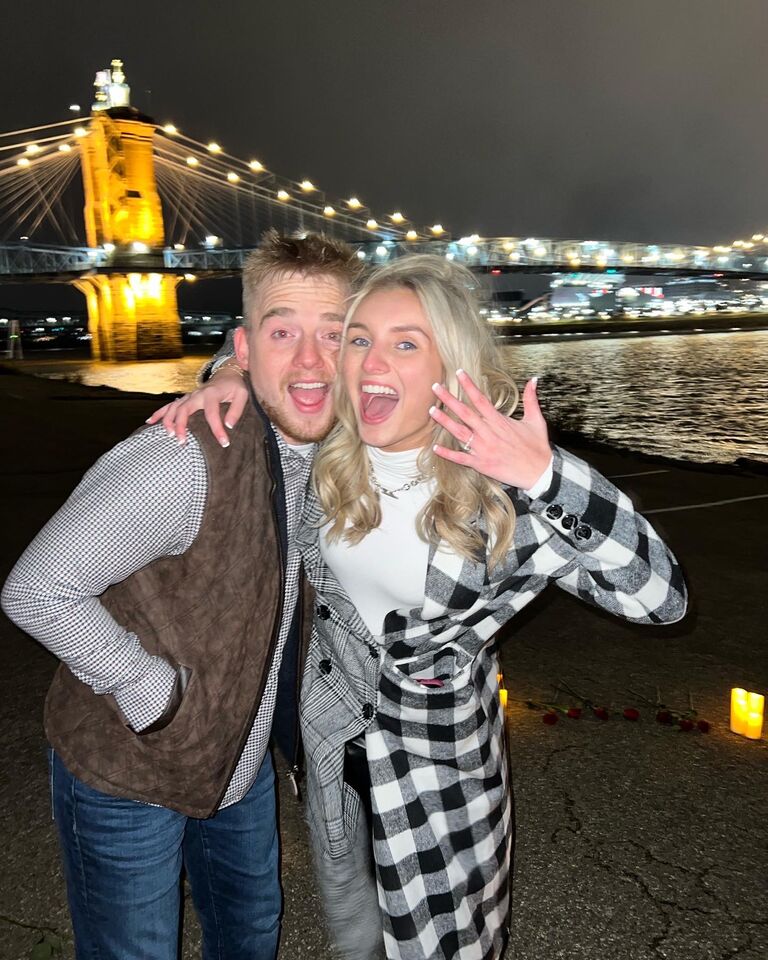We got engaged! We celebrated our 5th anniversary with dinner, was surprised at the riverfront with an engagement, then spent the evening celebrating with friends. 