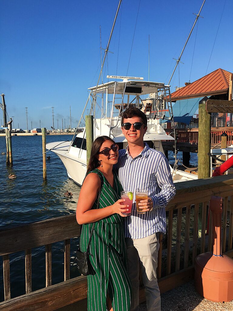 The couple's first trip together for Spring Break! They were able to visit Parker's brother, Skyler, in Melbourne, FL. Alexa's luggage was left behind leading Parker to take her to a Ross Dress for Less and buy her this green outfit (it is still hanging in their closet!)
