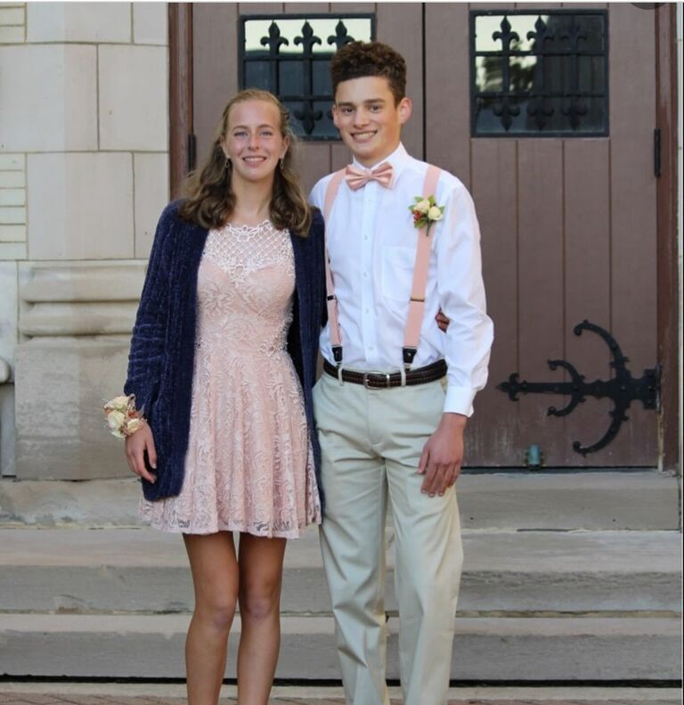 Shari and Nick knew of each other since 5th grade but did not start hanging out till 10th-grade year in High School when Nick asked Shari to Homecoming. This picture sums up the awkwardness that surrounded their relationship in 10th grade. 