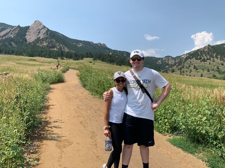 Liz and Alec visit Denver, CO with friends 