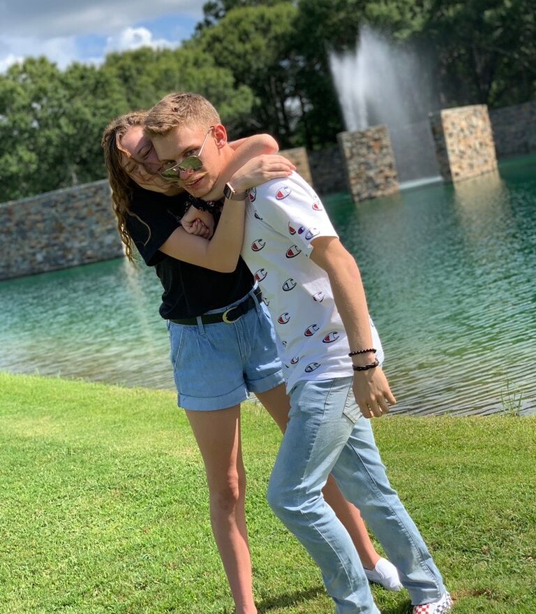 Ariana took her bestie Jaelen and visited Jordan at Fort Rucker while he was at AIT.