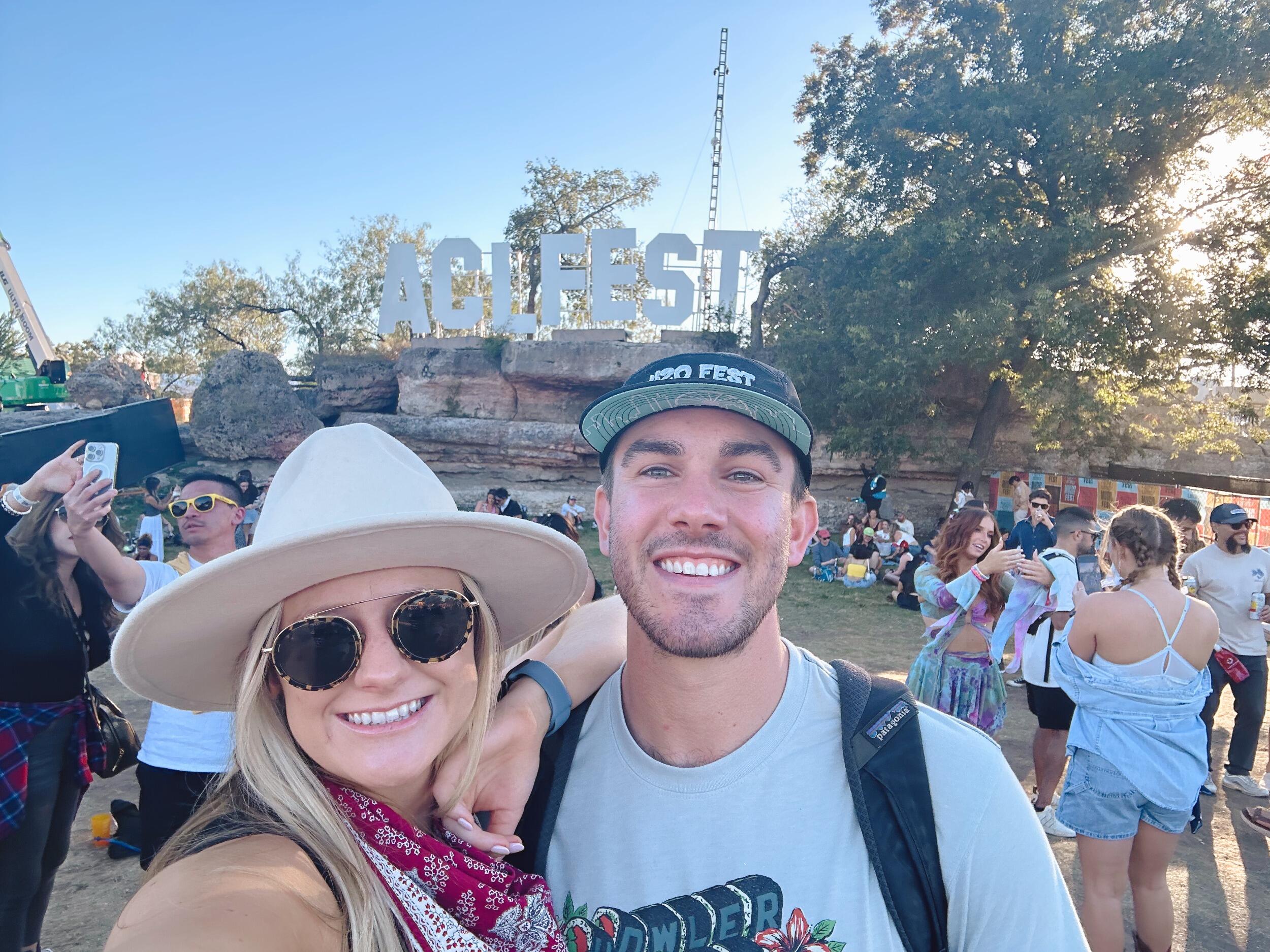 ACL trip the day before Harrison proposed. 