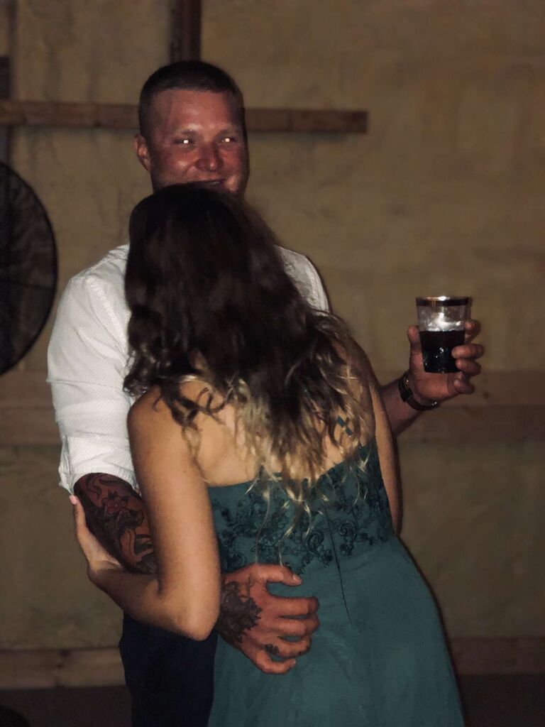 Lukas and Katie's first dance together.