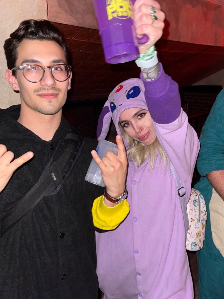 Out being silly together