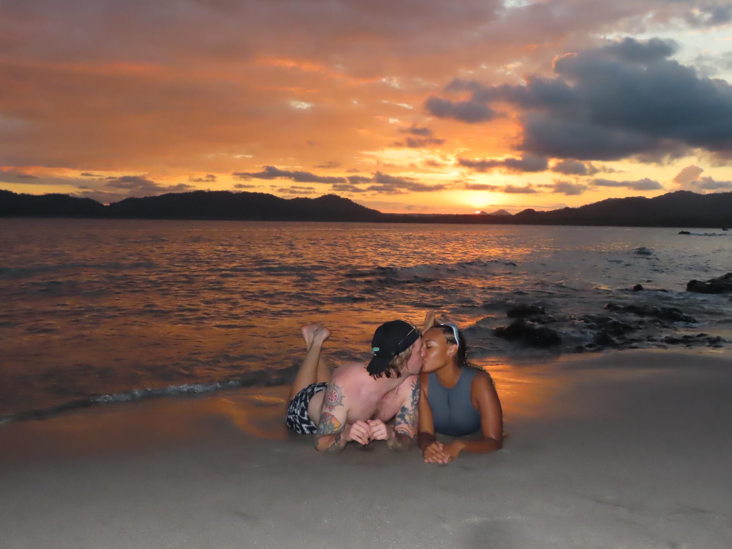 In Costa Rica on our first international trip together!