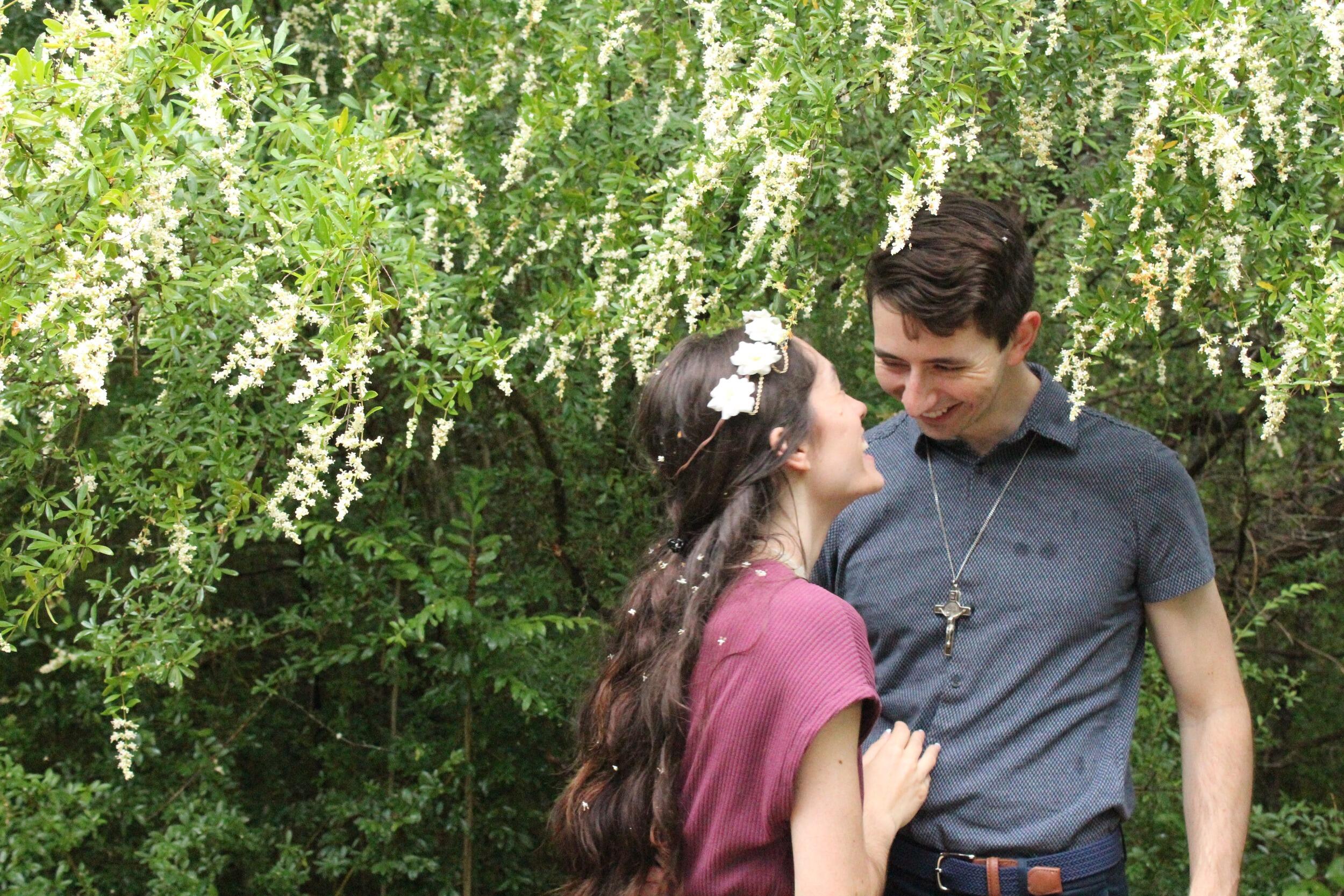 After a long process, Ben and Katlyn find out they are finally able to set a wedding date, so their dear friends Richard (groomsman) and Daniella (bridesmaid) Solis take them to Marion Sansom Park for a save-the-date photoshoot. Shoutout to Jenny (bridesmaid), Cole, and Joe Byron for all your help with the annulment process. You mean so much to me.