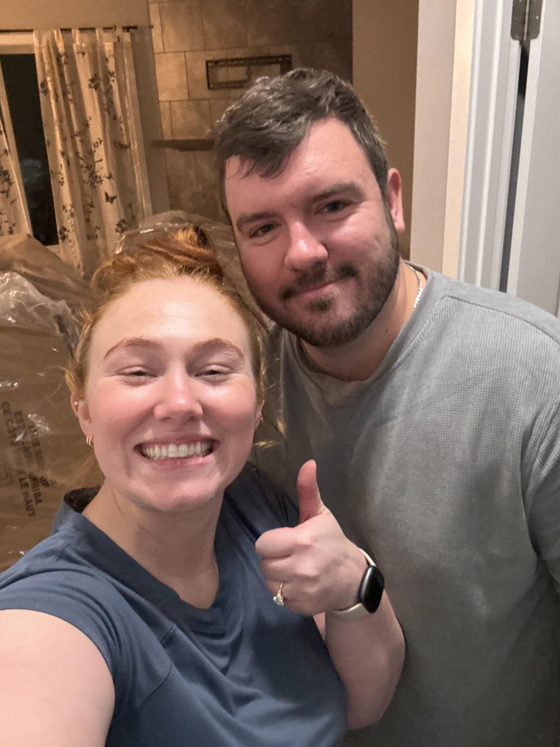 Moving into the new house