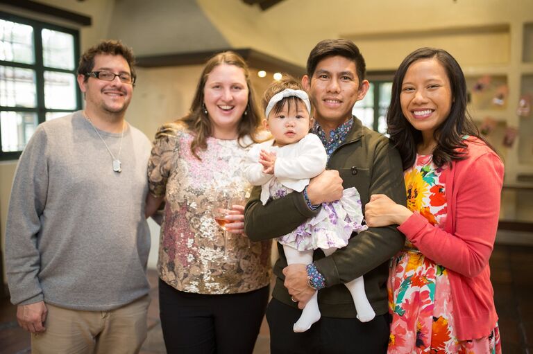 Scott and Dani fly to San Jose.  It was a special occasion for Dani's best friend from college to meet Scott and also for Scott and Dani to meet Sarah and Ritchard's first baby, Charlotte on her first birthday. 