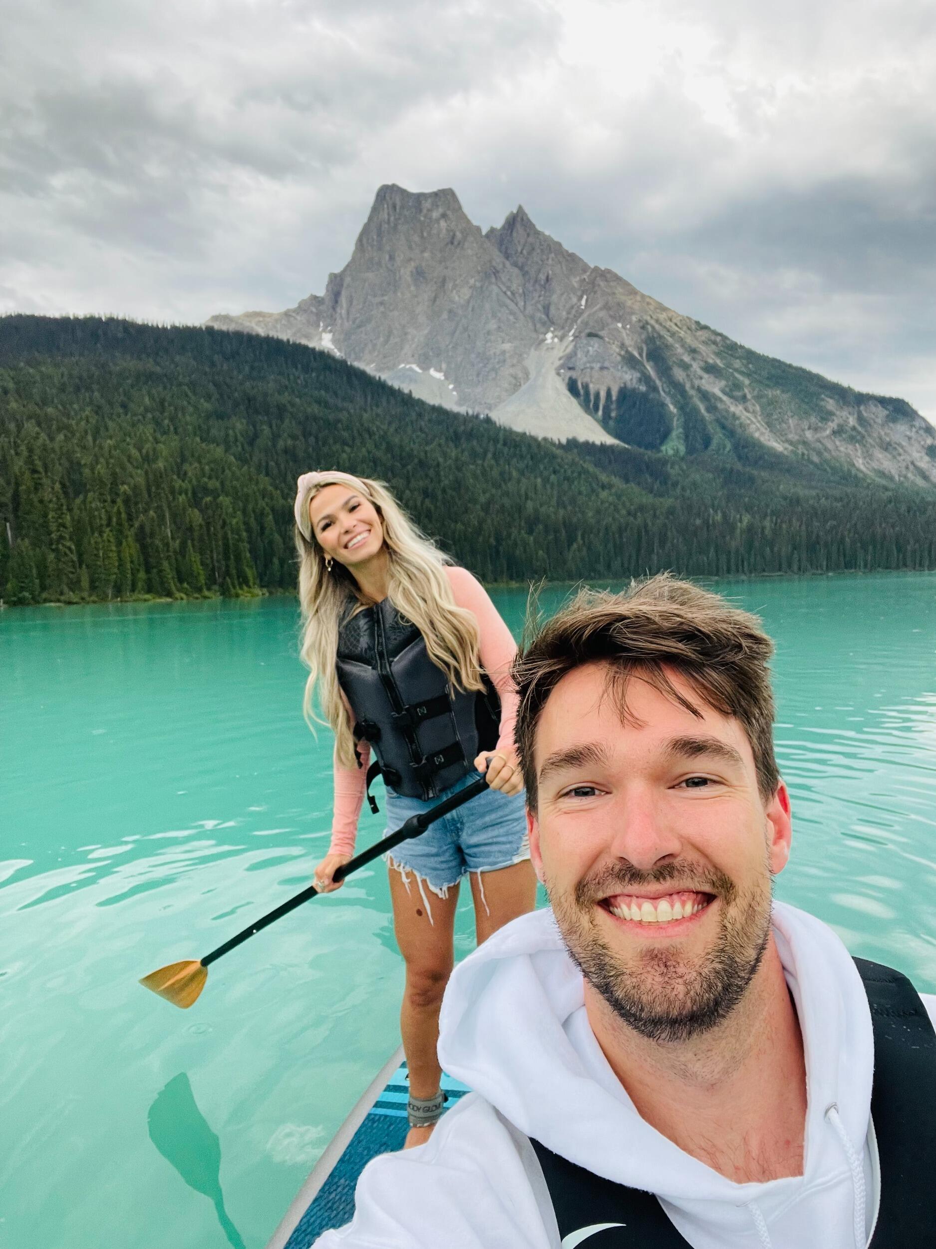 …and found ourselves paddling in gorgeous lakes whenever the road led us near the water.