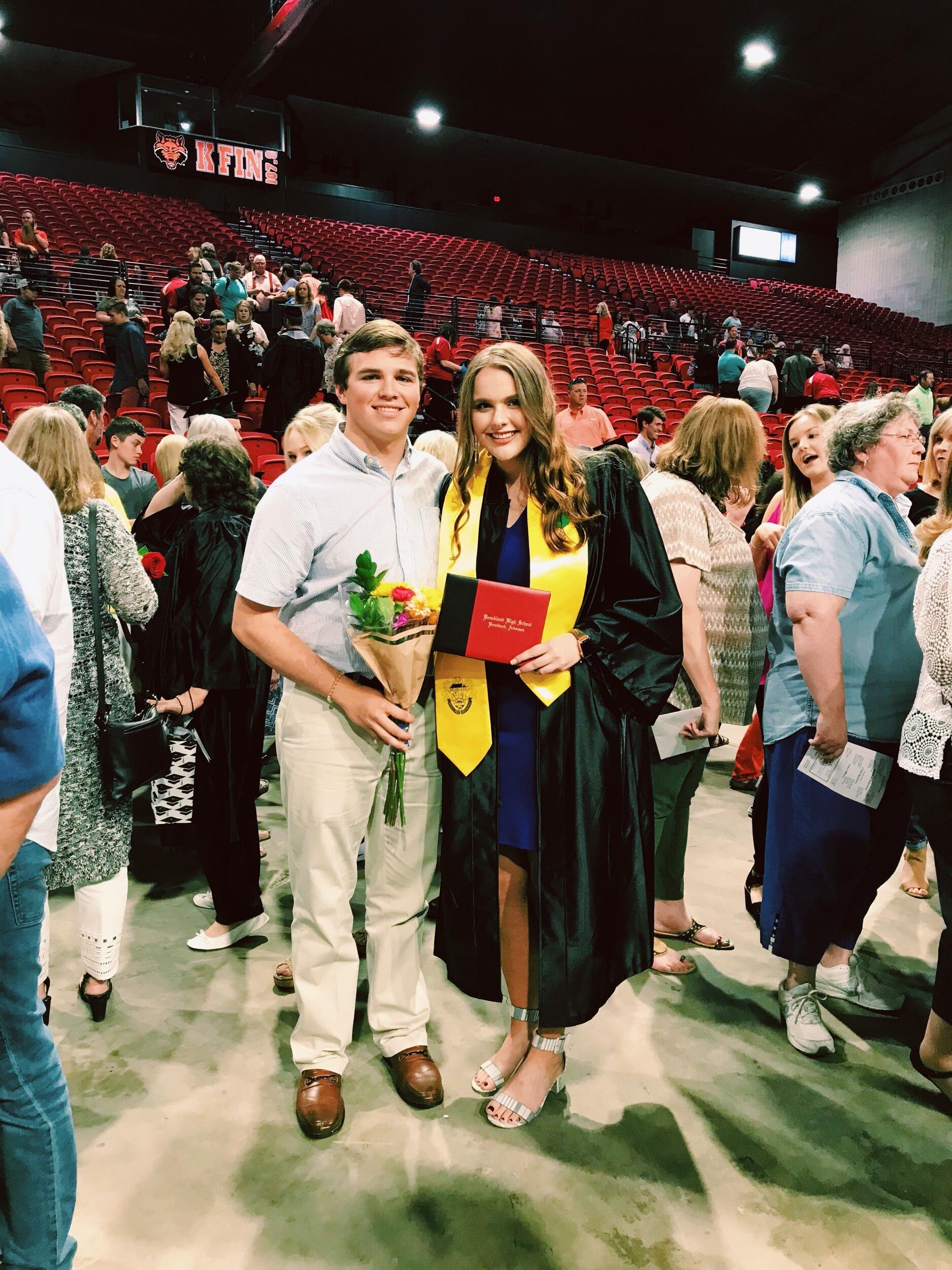 Anna Mae's high school graduation