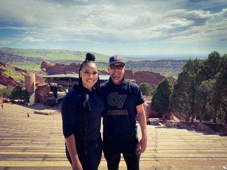 Stephanie surprised Jaye with their first trip together to Denver, CO for his birthday since he had never been. 