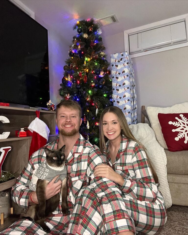 1st Christmas with our sweet Oscar