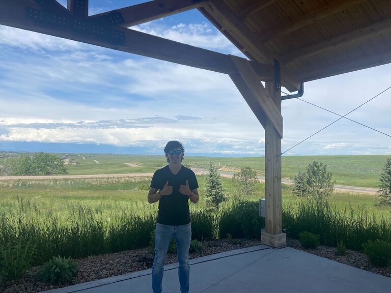We toured our wedding venue! Sneak peak at the view :)