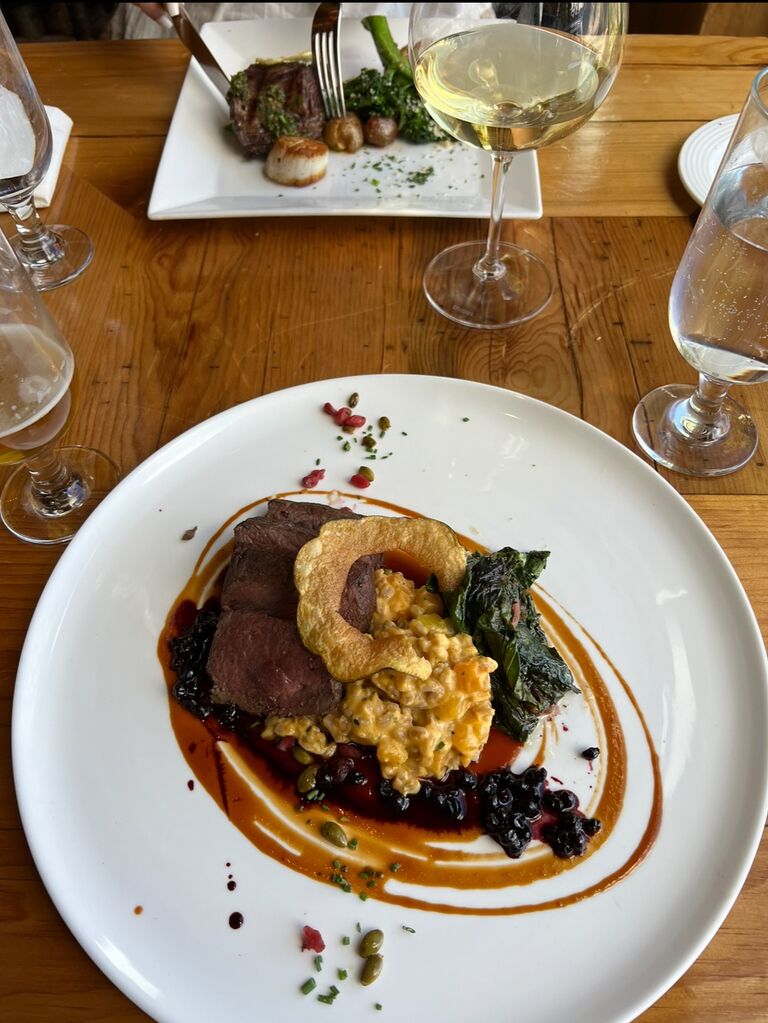Dinner at Mountain Village Restaurant in Telluride 