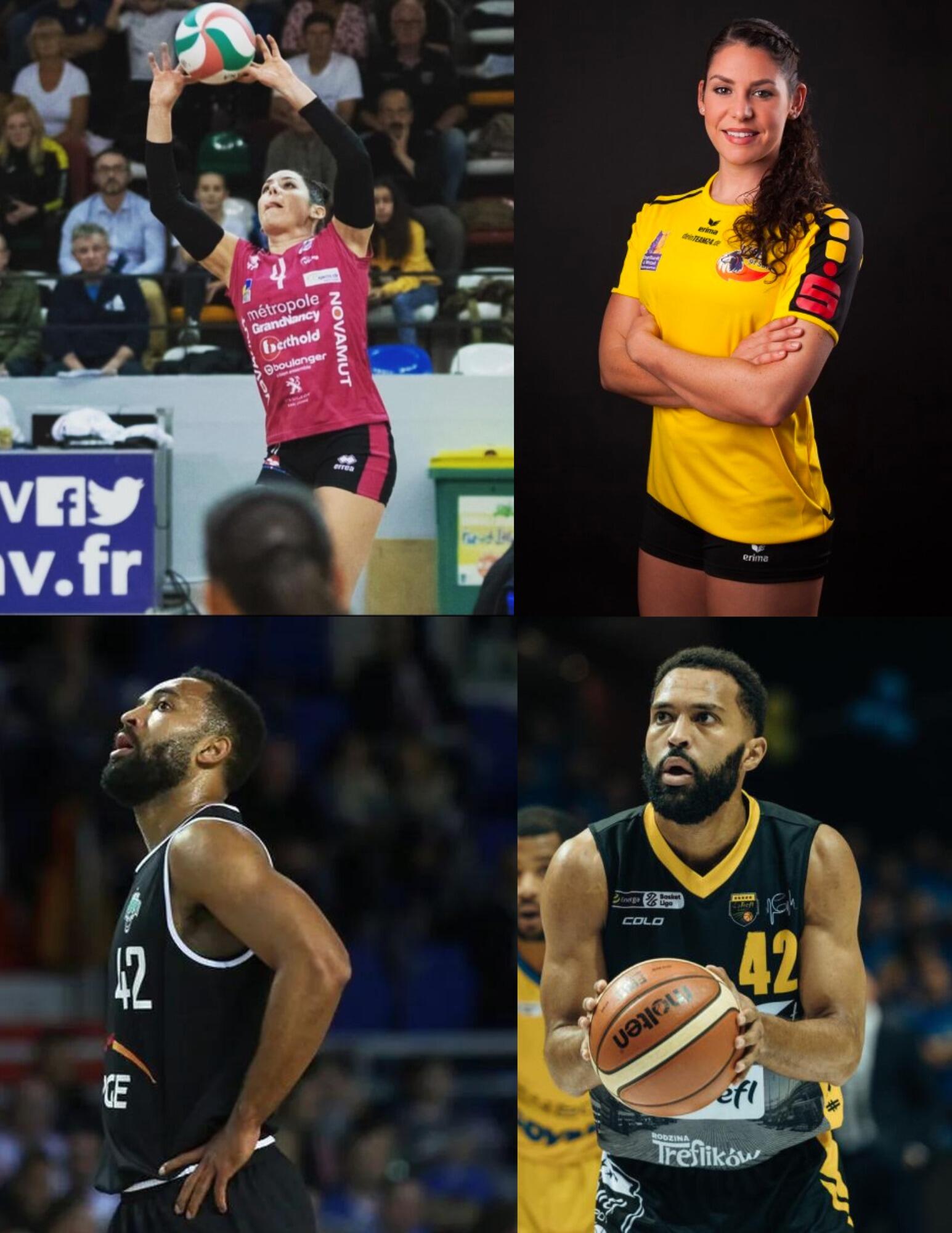 Lauren and Cameron met while playing overseas for their professional volleyball and basketball teams in Germany and Poland. 