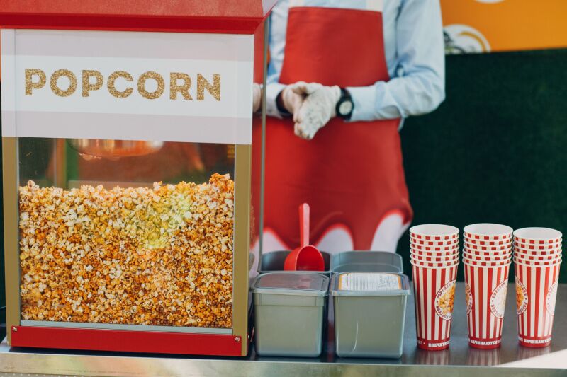 Carnival party ideas - popcorn