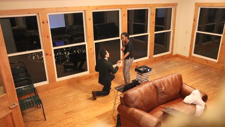 The night Stephen proposed. (Watch the video)