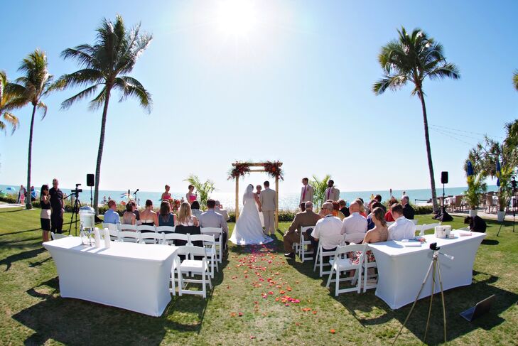 A Whimsical Tropical Themed Wedding At The Naples Beach Hotel And