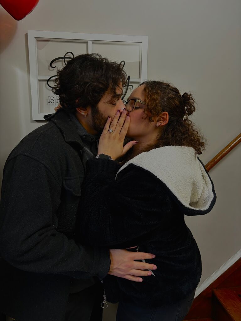 the day we got engaged!