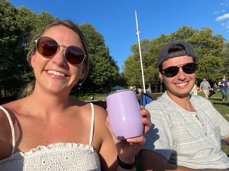 Moved into our first apartment together in Fells Point, MD. 