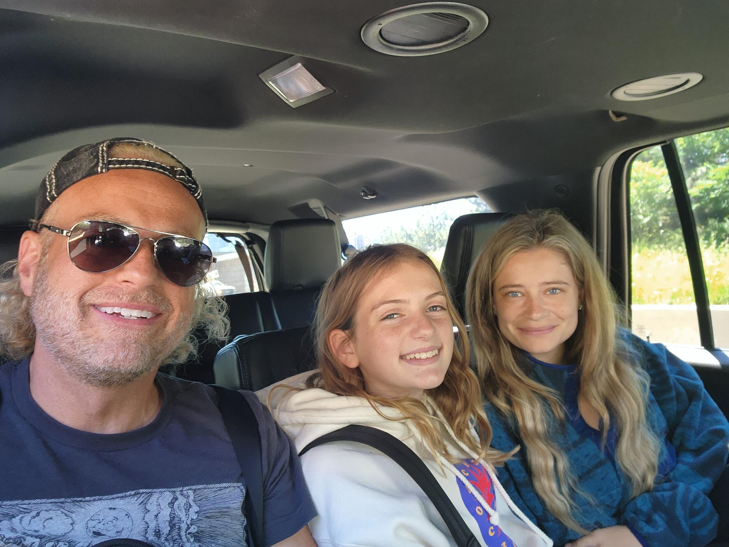 On our way to the Airport to go to Kenya!