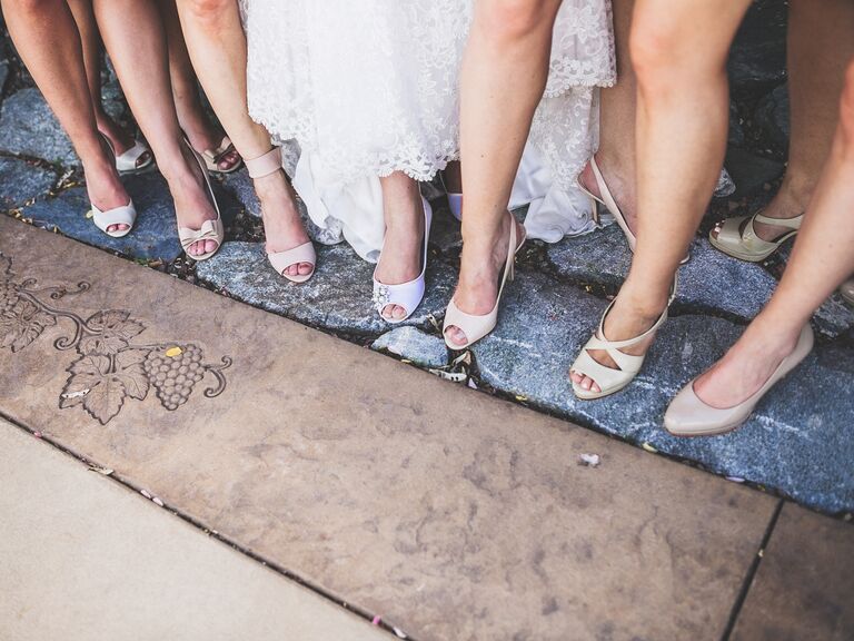 summer bridesmaid shoes