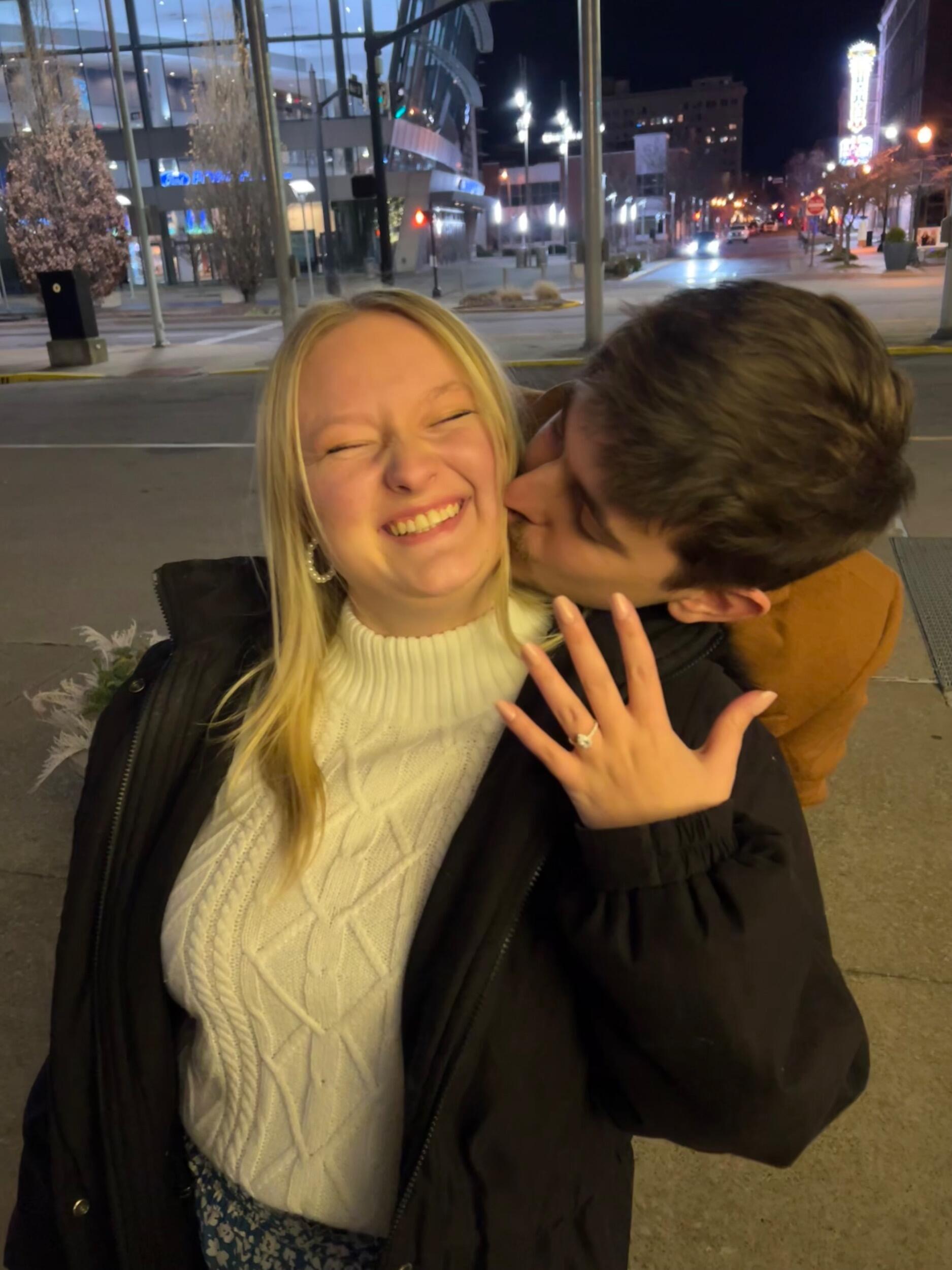 And now we’re engaged!! The past four years have been filled with so many memories and so much learning about and how to love each other well. We’re so excited to start the journey of becoming one and we can’t wait to see what all God has in store for us in this life!🤍