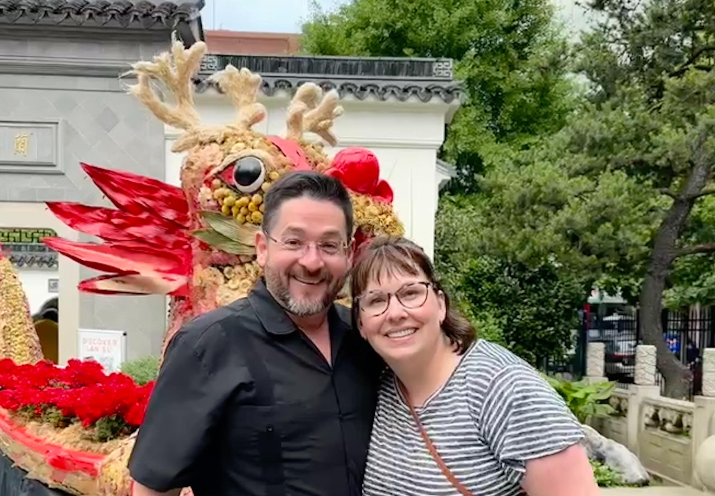Experienced a dragon dance at the Chinese Garden. 