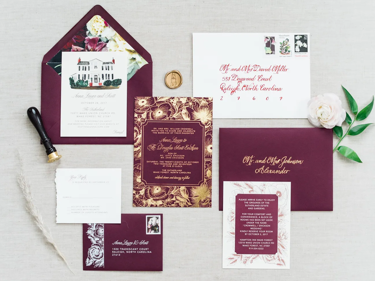 Vintage Envelope Calligraphy