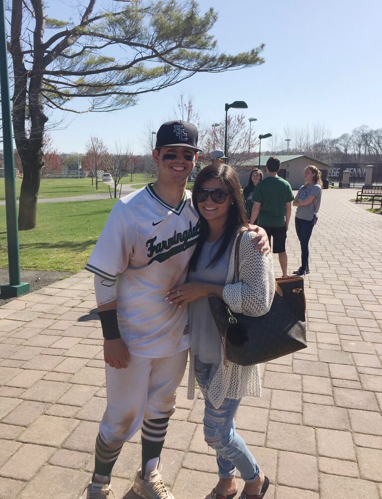 Ken’s baseball game at Farmingdale State College