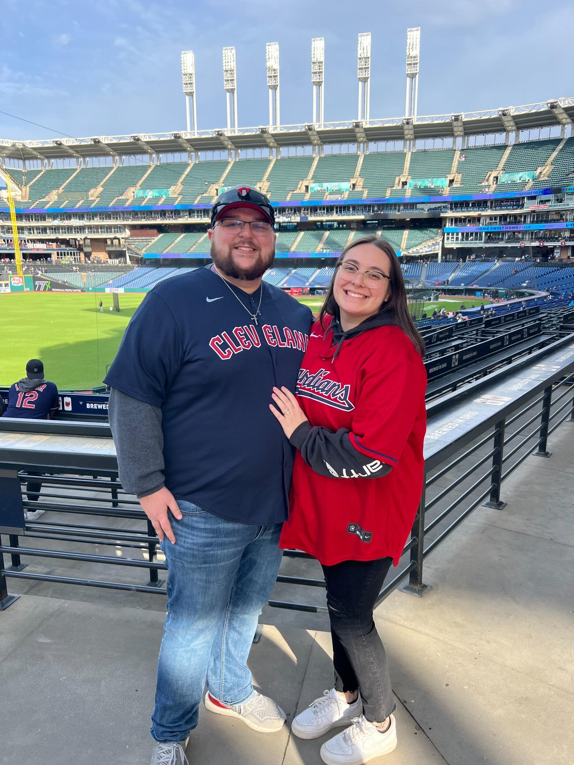 We could not wait to get back! First Guardians game since the BIG proposal!