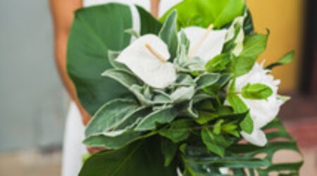 White Mini Calla Lily Bouquet - Nancy's Floral