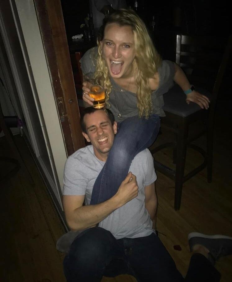 Last picture taken as just friends...shocking the two got together. They clearly never had any fun