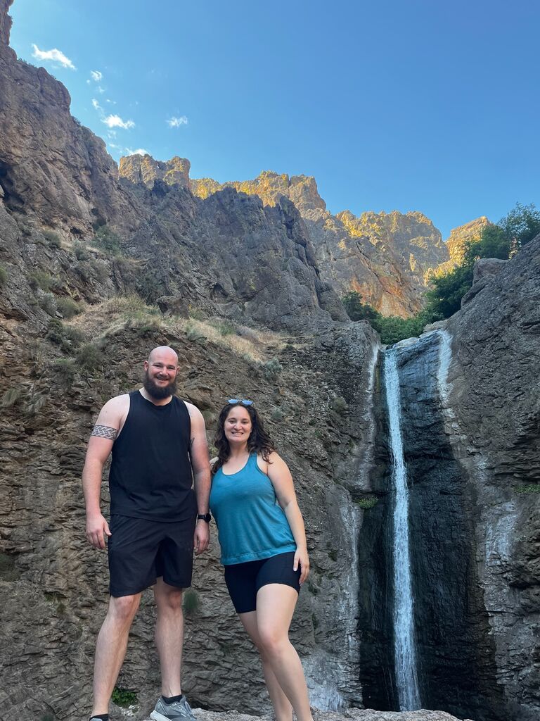 Michael planned a hike to a local waterfall for us one Saturday. Jordan had her suspicions...