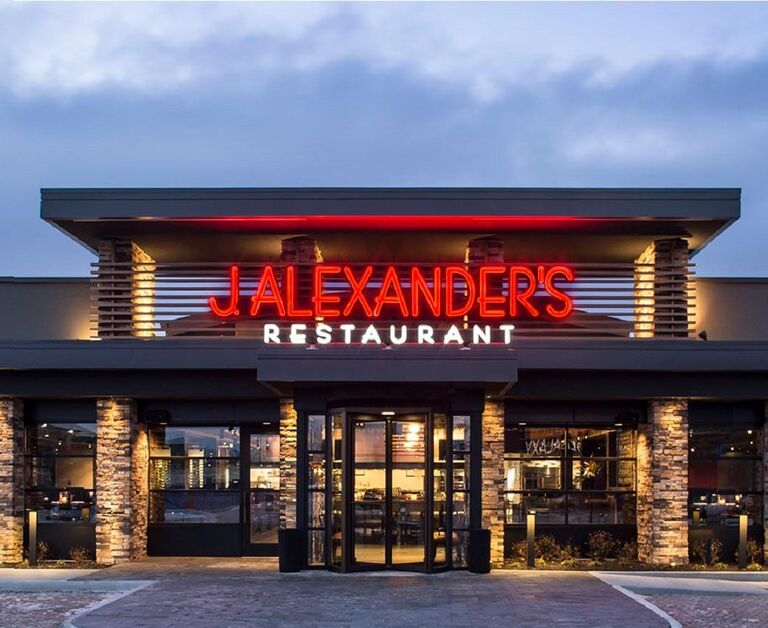 Our first date was at J.Alexander's in Nashville. 
Brad had asked his sister, Katie, for some advice on trying to date Sarah. "I want to take her to go get coffee but I don't like coffee" was what I believe the conversation revolved around. Brad asked Sarah to grab some coffee and a bite to eat after he got out of pharmaceutics lab earlier that week but Sarah was busy studying for an upcoming test they had (and got a little scared). 
Brad persisted, asked her out again, and Sarah said yes. The original plan was for Brad to show Sarah his fishing spot on the Stones River (Sarah didn't know it at the time but in the South, showing a girl your fishing spot is like taking a girl to your deer stand, you don't take just anyone there!). The weather turned poor and Brad had to switch up the plan - instead he took Sarah to J.Alexanders and then bowling at Donelson Strike and Spare