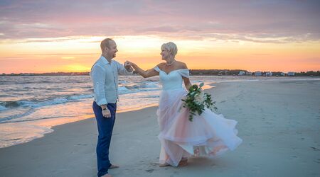 13+ Sunset Wedding Photos