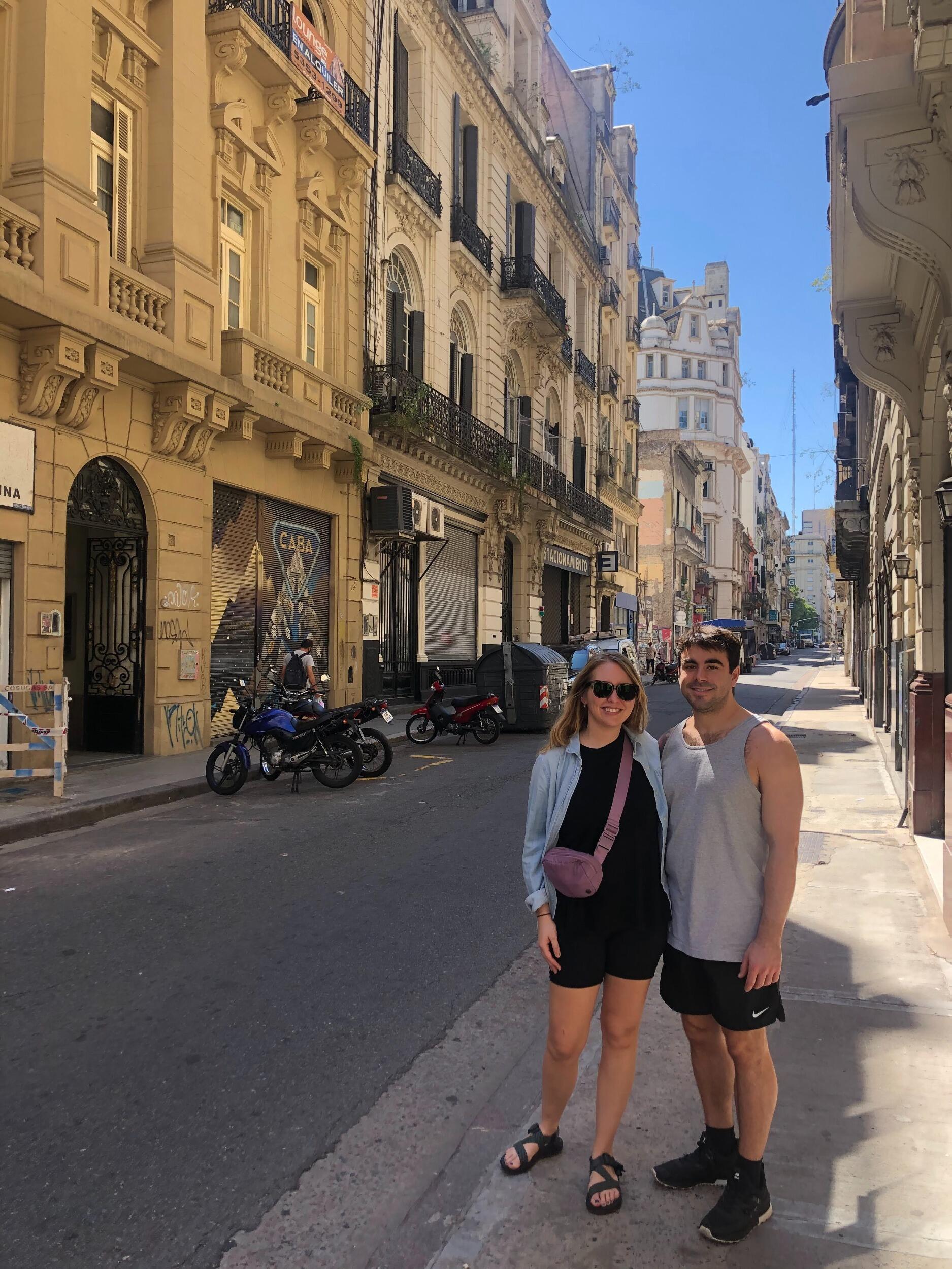 Our first international trip together was to Argentina! We loved exploring the architecture...