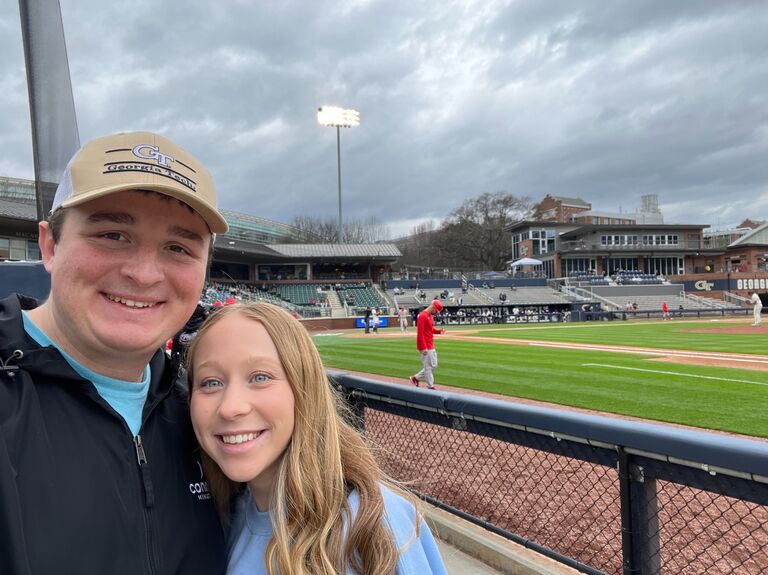 Spring semester was filled with GT baseball games whenever I visited Atlanta. They lost pretty much every game I came to, but it was still fun to enjoy the time with Caleb. 